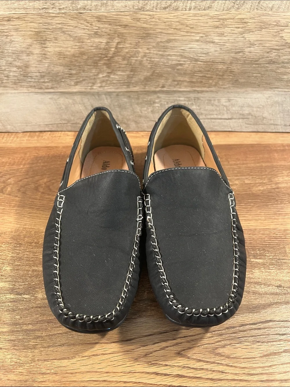 Classic Black Slip-On Driving Loafers for Men